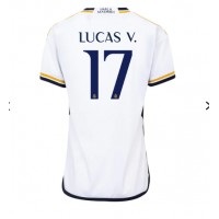 Camiseta Real Madrid Lucas Vazquez #17 Primera Equipación para mujer 2023-24 manga corta